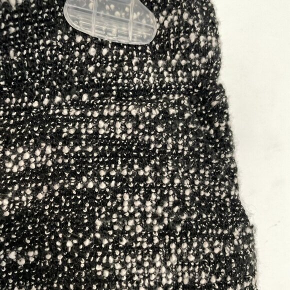 ANN TAYLOR LOFT Petites Boucle Pocket Drawstring Skirt Black White PETITE Small - Picture 8 of 14